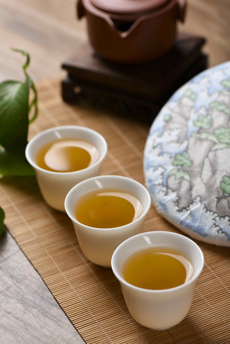 2020 Yunnan Sourcing "Mengku Gu Shu Bai Cha" White Tea Cake