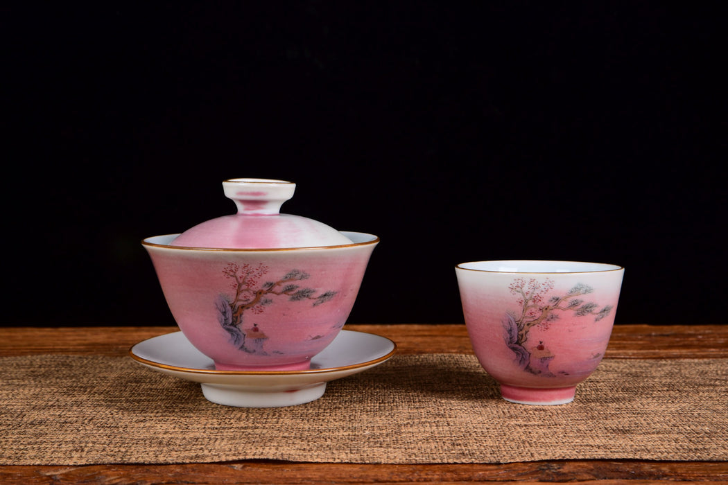 Sunrise Contemplation Gaiwan and Cups Set