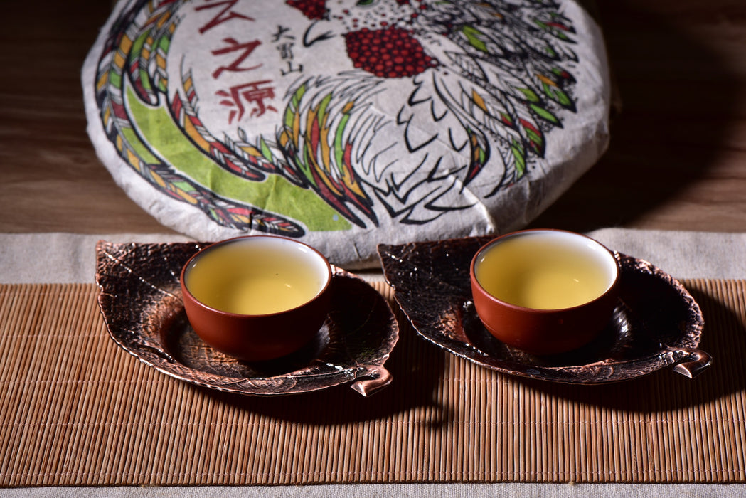 2017 Yunnan Sourcing "Da Mao Shan" Raw Pu-erh Tea Cake