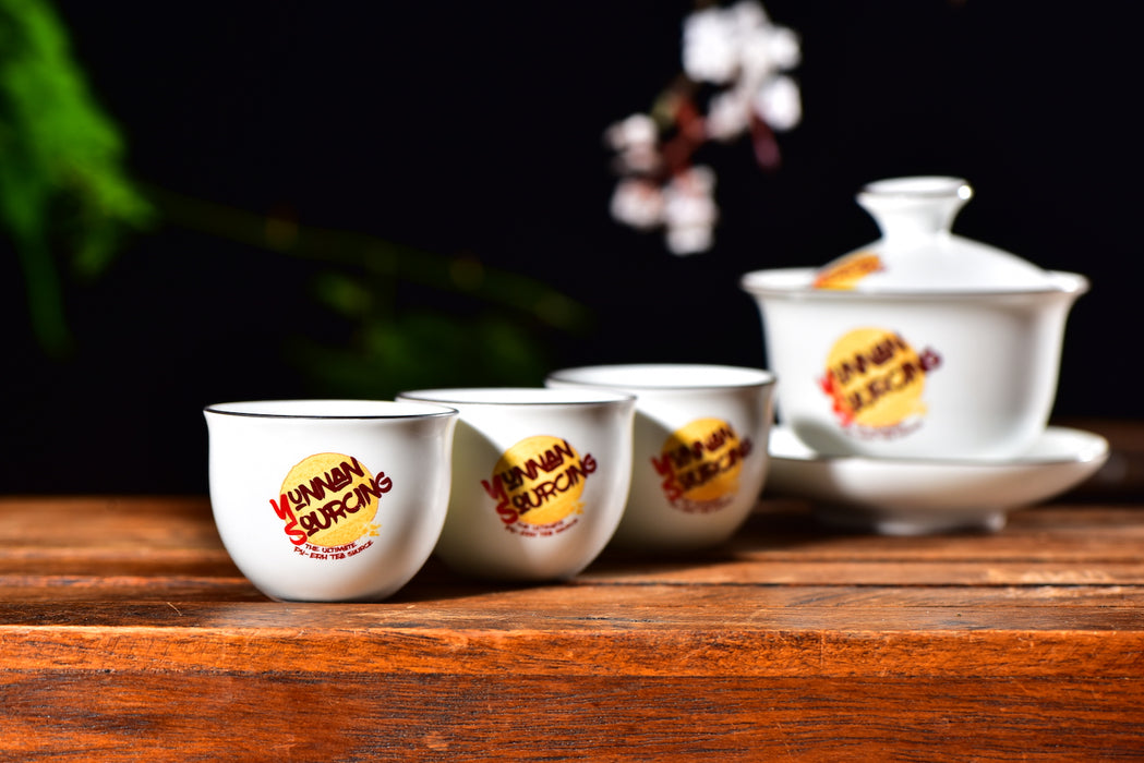 Mother of Pearl Glazed Ceramic Gaiwan — Yunnan Sourcing Tea Shop