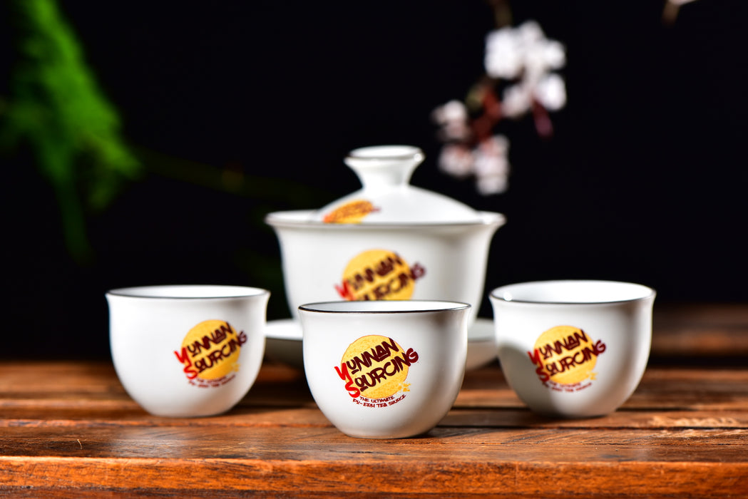 Yunnan Sourcing Branded Gaiwan and Cups Set