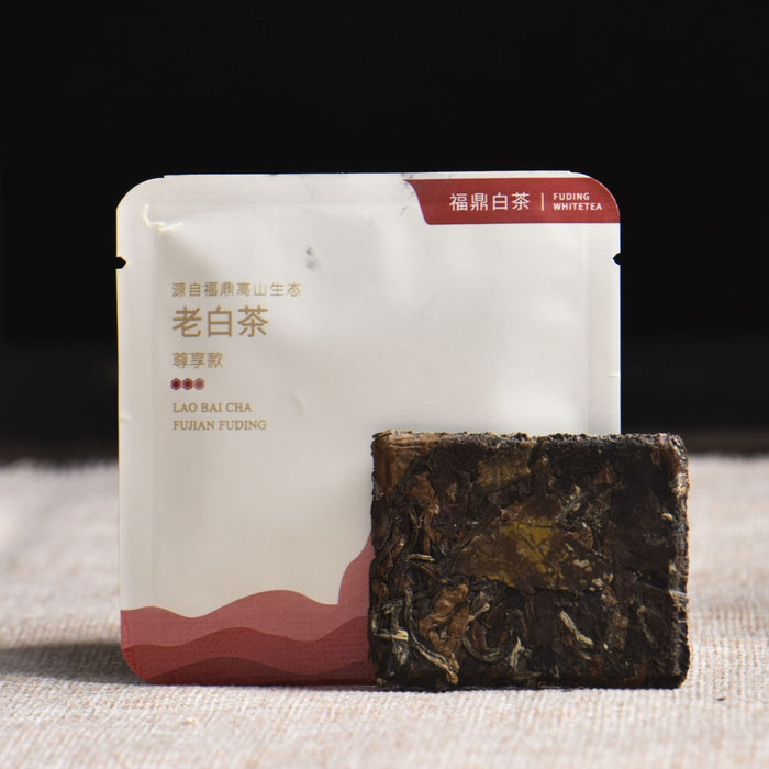 Fuding Shou Mei "Mini Wafer" White Tea Packet