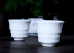 Jingdezhen Porcelain "Ribbed" Cup in Gift Box * 60ml - Yunnan Sourcing Tea Shop