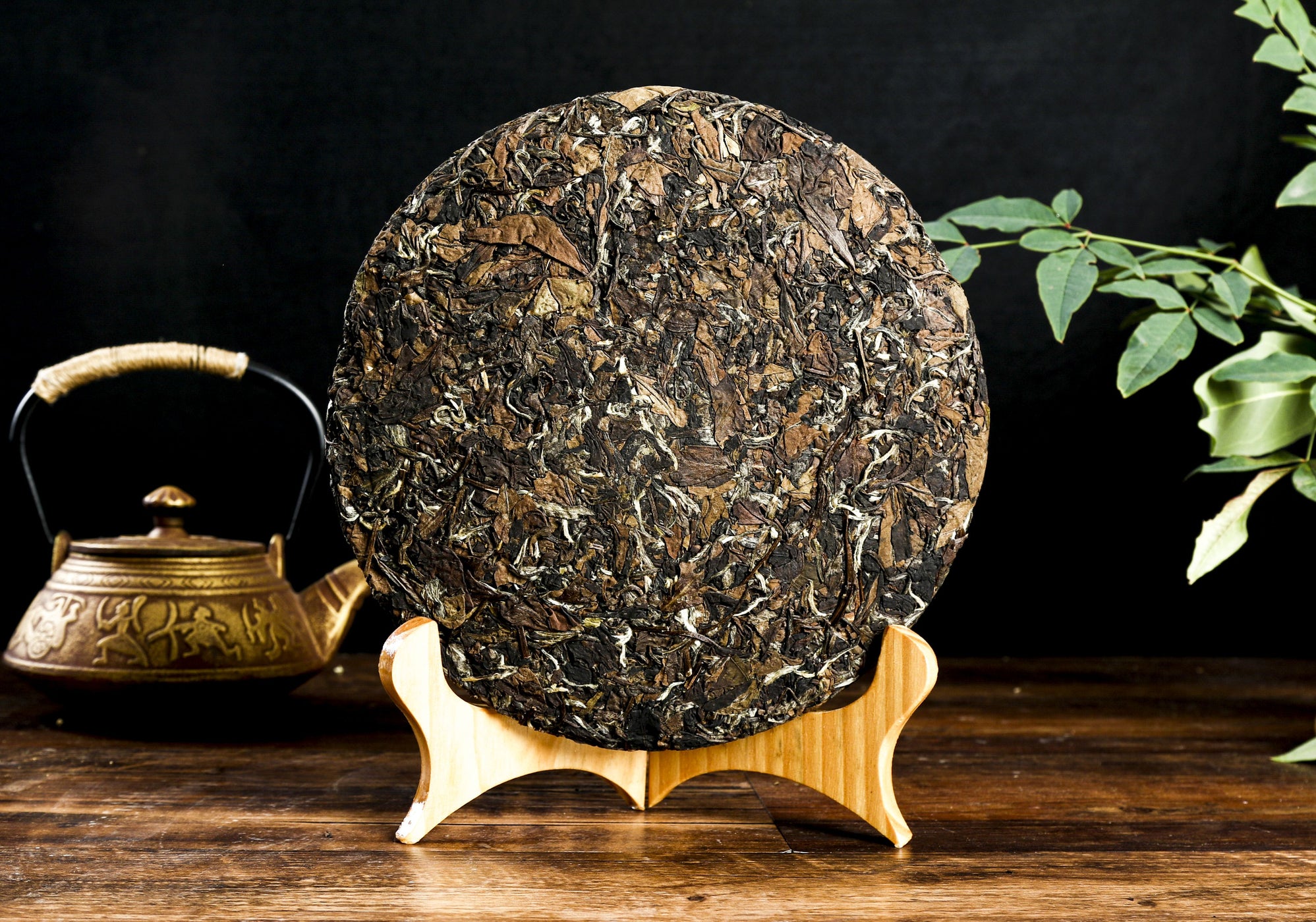 2018 Guan Yang "Lao Bai Cha" Gong Mei White Tea Cake Yunnan Sourcing ...