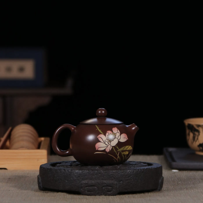 Jian Shui Clay "Lotus Y35" Xi Shi Teapot by Yun Rui Tao Yi