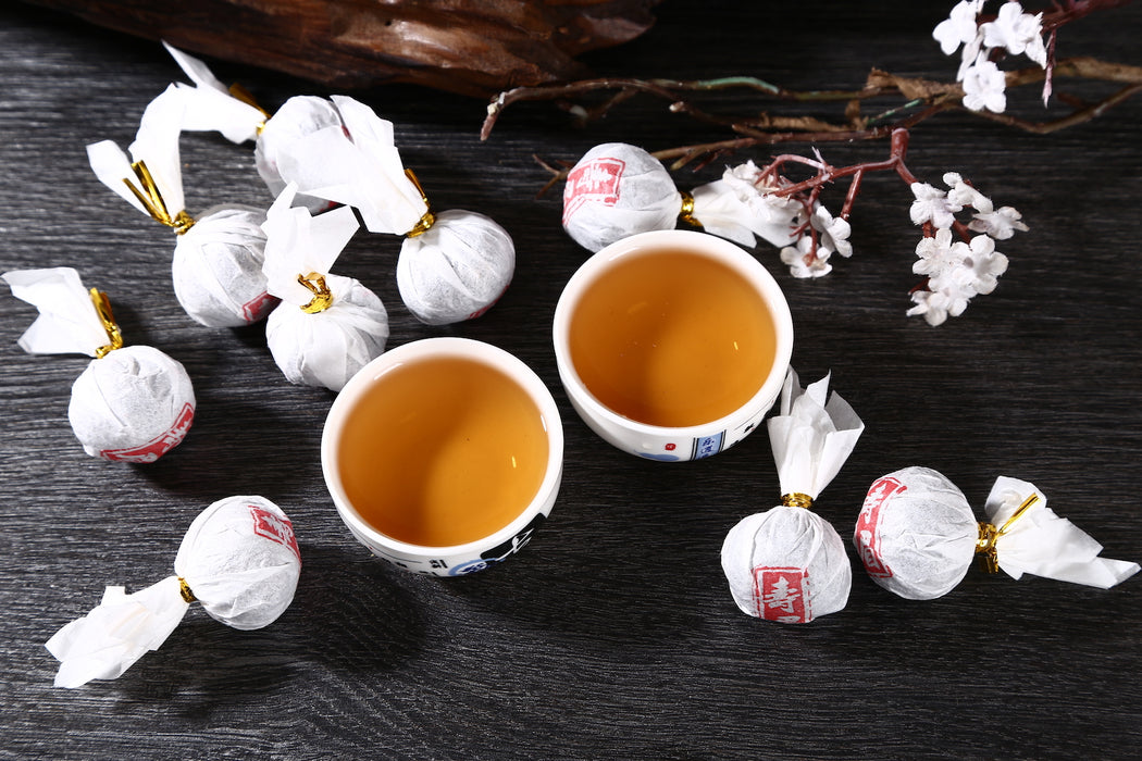 Aged Fuding Shou Mei White Tea Dragon Balls