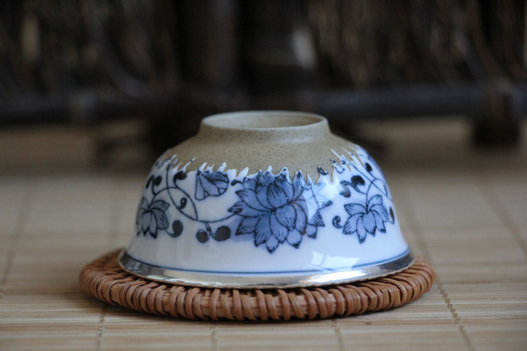 Pure Silver 999 and Jing De Zhen Porcelain Cup * 35ml