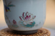 "Lotus Pond Scene" Pure 999 Silver and Porcelain Cup | Yunnan Sourcing Tea Shop
