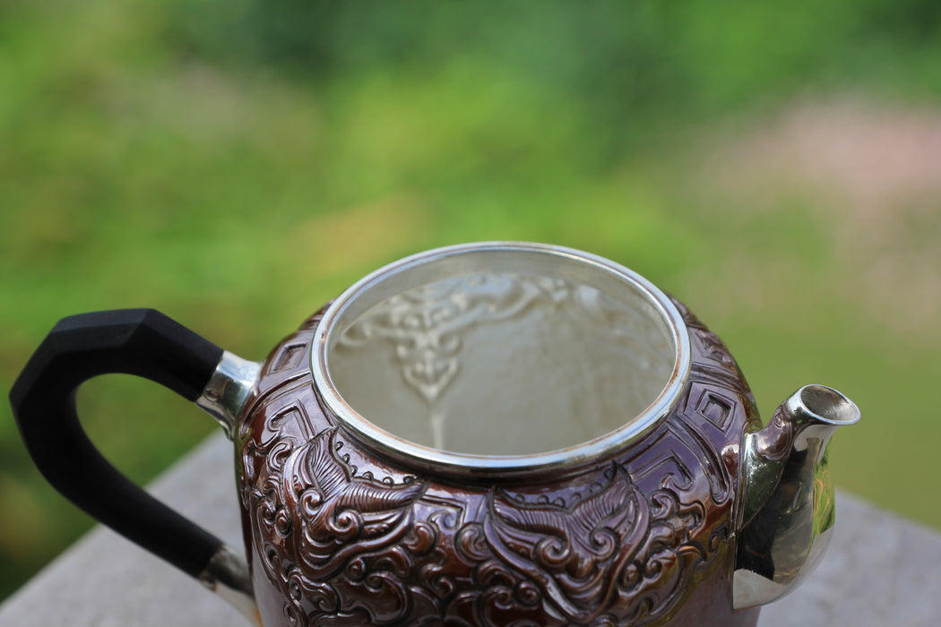 Pure Silver 999 "Copper Clad Silver" Teapot * 200ml