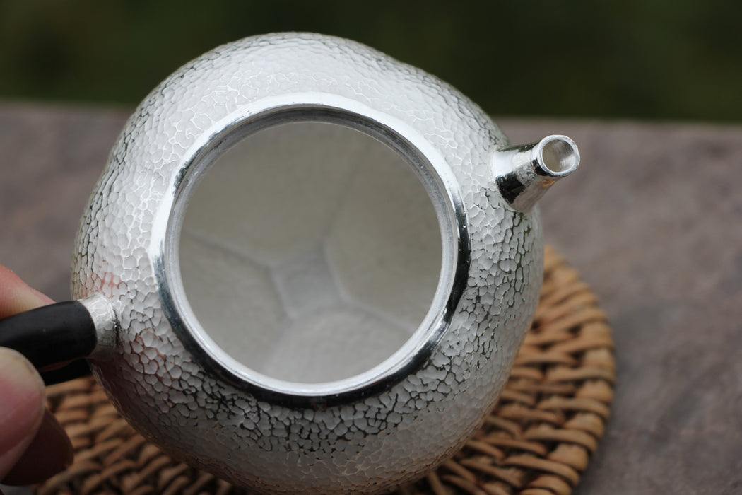 Pure Silver 999 "Persimmon" Teapot * 150ml