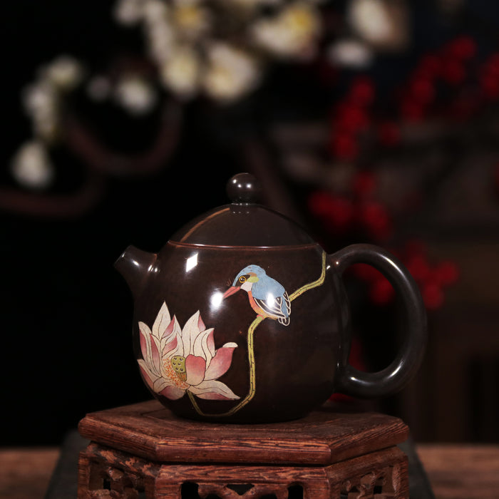 Jian Shui Clay "Jing" Teapot by Wang Shi Jun