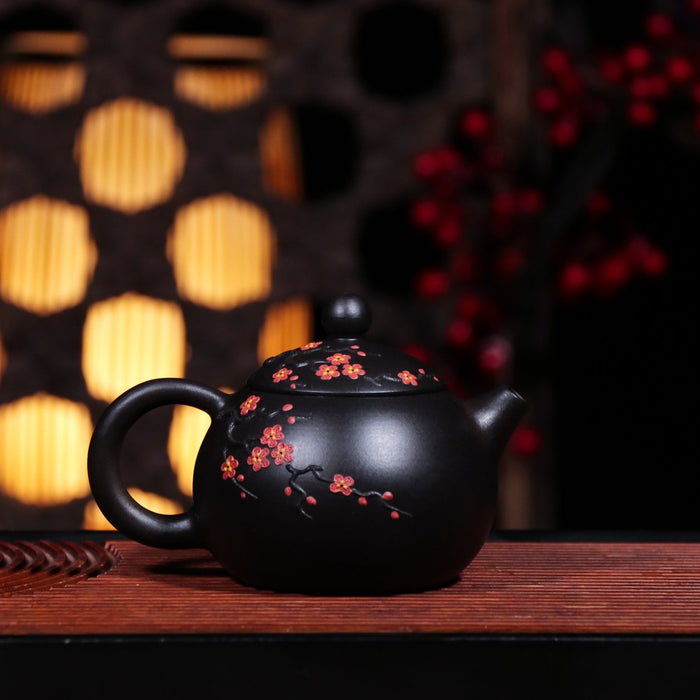 Jian Shui Clay "Plum Blossom S76" Teapot by Li Wen Xue