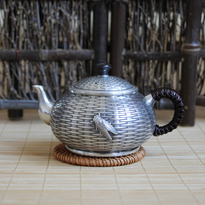 Pure Silver 999 "Contentment" Teapot * 195ml