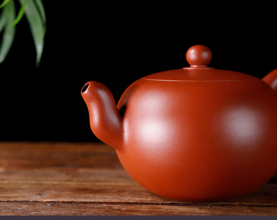 Da Hong Pao Clay "Yuan Zhu" Yixing Teapot * 210ml | Yunnan Sourcing Tea Shop