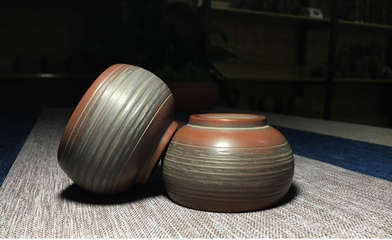 Qin Zhou Nixing Clay Cups "Xiang Yun" by Gan Chuan De * Set of 2