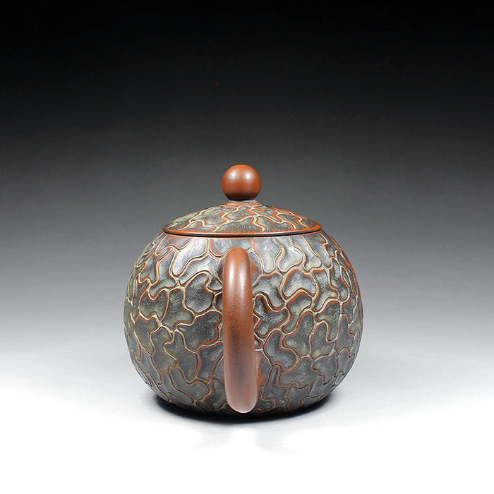 Qin Zhou Nixing Clay Teapot "Tree Bark" by Hu Ying Jia