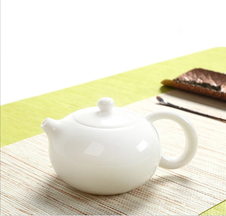De Hua Jade Porcelain "Yu Ci" White Xi Shi Teapot * 200ml
