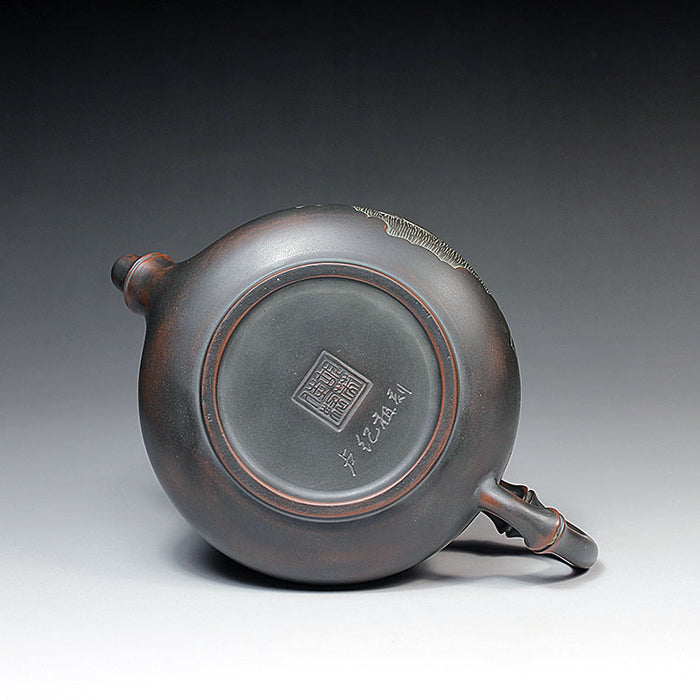 Qin Zhou Clay Teapot "Shi Piao" by Lu Ji Zu * 260ml - Yunnan Sourcing Tea Shop