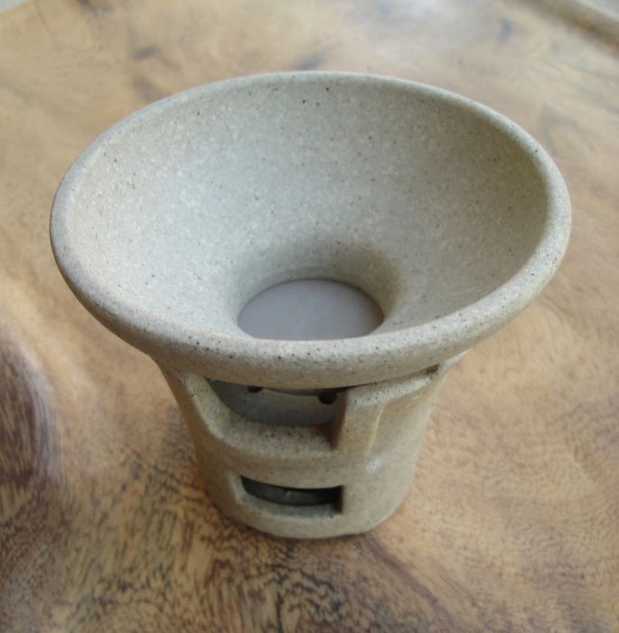 Natural Clay Strainer for Gong Fu Cha brewing w/ Stand