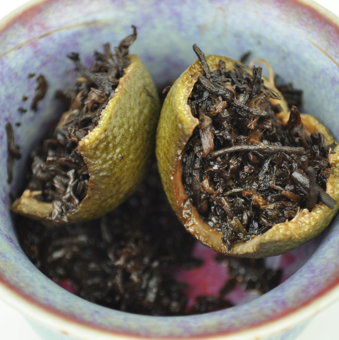Gong Ting Ripe Pu-erh Tea Cured in King Orange