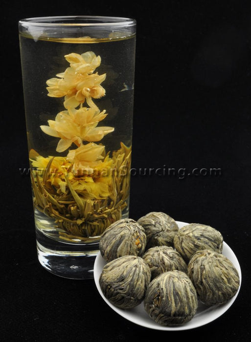 Blooming Tea Balls "Oriental Beauty" Hand Crafted Flowering Tea
