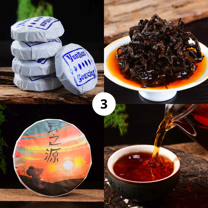 Yunnan Sourcing Brand Ripe Pu-erh Tea Sampler for 2020 - Part 3 | Yunnan Sourcing Tea Shop