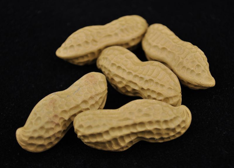 Yixing Clay "Faux Peanuts" Tea Mascot bric-a-brac * 5 pieces per set