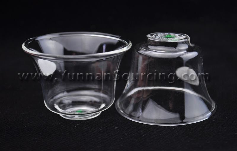 Heat-Tempered Glass Tea Cups "Tall" 65ml * Set of 4